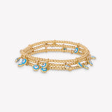 Tiny Rania Evil Eye Bracelet Blue