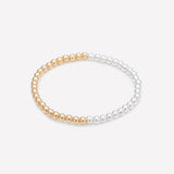 JEN 2 TONE BRACELET 4MM