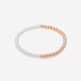JEN 2 TONE BRACELET 4MM