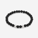 RAMI ONYX BRACELET 6MM - 2 BEADS (CHILD)