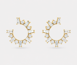 HALF MOON DIAMOND EARRINGS