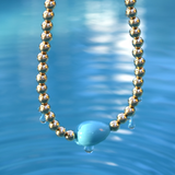 SIRENA TURQUOISE NECKLACE 6MM