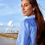 HALF MOON DIAMOND EARRINGS