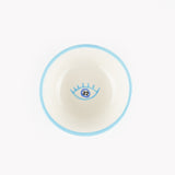 Orange Evil Eye Ceramic Bowl