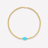 SIRENA TURQUOISE NECKLACE 6MM