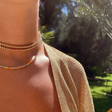MILA RAINBOW NECKLACE 3MM