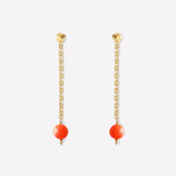 SIRENA CORAL EARRINGS