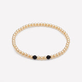 TONY BRACELET 4MM - 2 BEADS