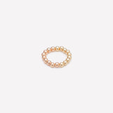Two tone Rose gold and yellow gold ring for women