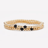 TONY BRACELET 4MM - 2 BEADS