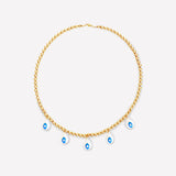 RANIA EYE NECKLACE 6MM