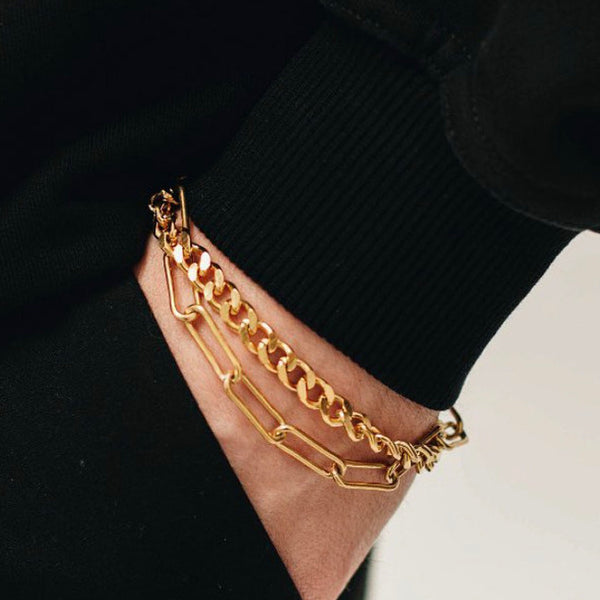 The Timeless Elegance of 14K & 18K Gold Bracelets for Men