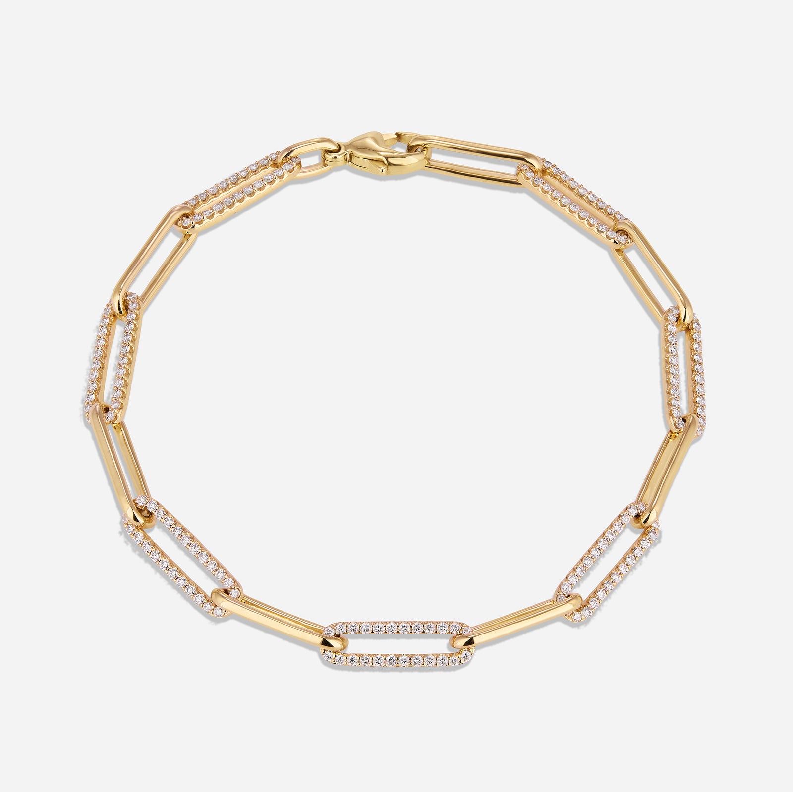 SJX DIAMOND CHAIN BRACELET K18イエローゴールド - メルカリ