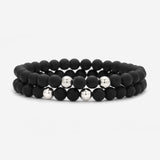 RAMI ONYX BRACELET 6MM - 2 BEADS (CHILD)
