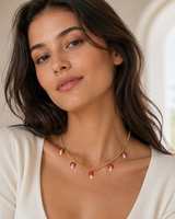 INES MUSHROOM NECKLACE 4MM (LIMITED EDITION)