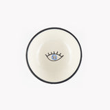 Black Evil Eye Ceramic Bowl