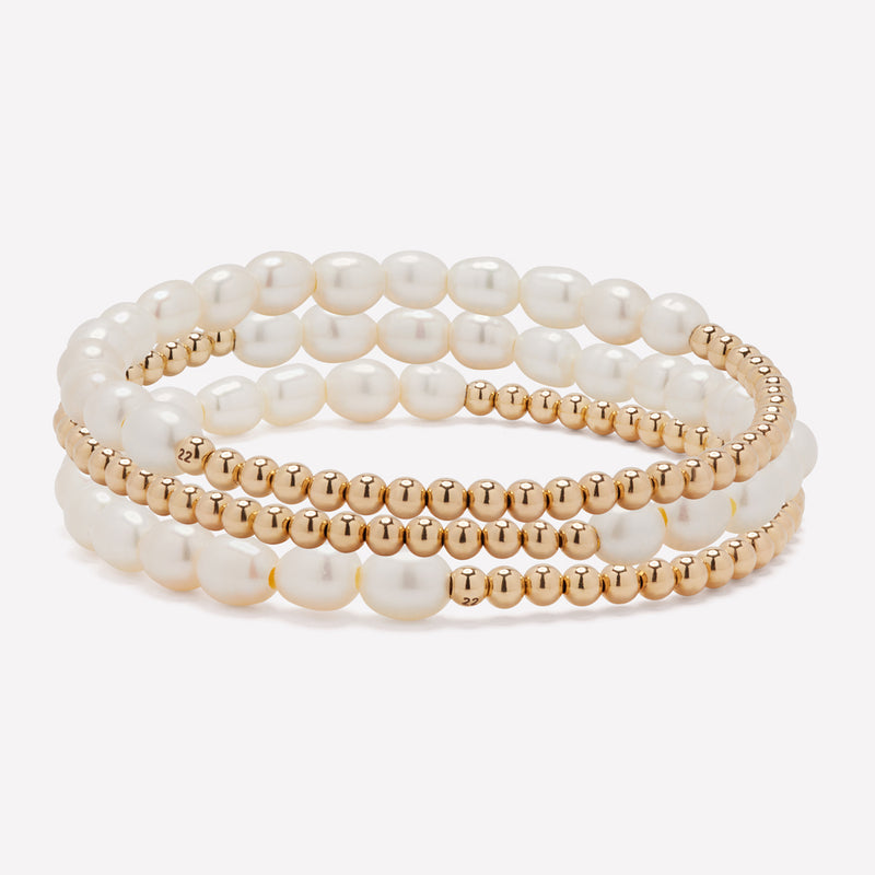 COCO PEARL ANKLET 4MM