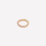 Two tone Rose gold and yellow gold ring for women